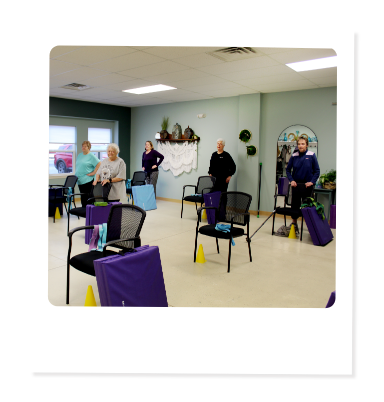 Group balance and fitness class