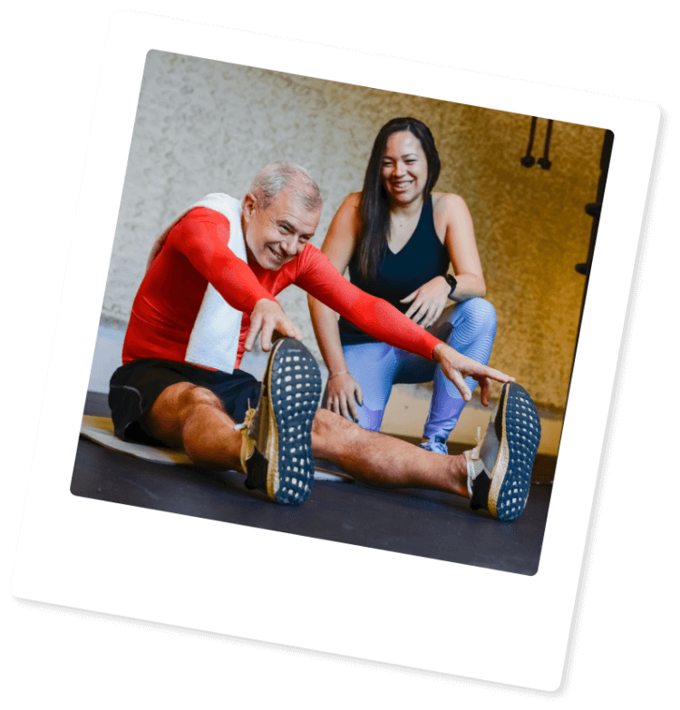 Personal wellness coaching session